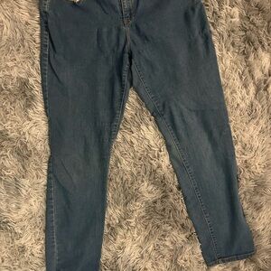 No Boundaries Women's Skinny Jeans in Denim Blue